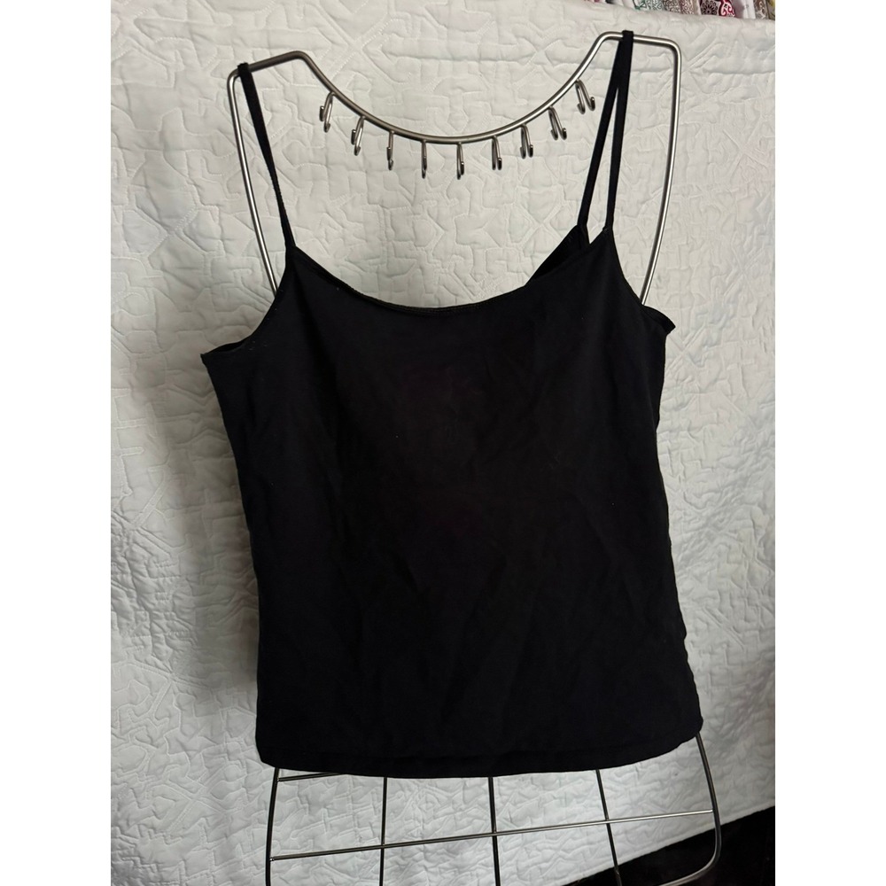 Old Navy Intimates Womens Basic Cami Black Spaghetti Strap Tank Top Size M